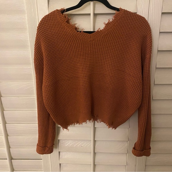 Burnt orange sweater - Picture 4 of 4